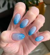 MC13 Whirlpool Blue Glitter Dip Powder