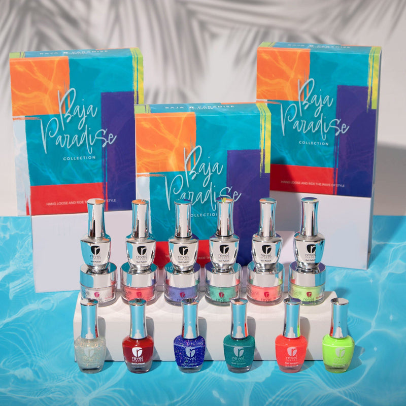 Combo Sets Baja Paradise Dip Powder + Gel Polish + Nail Polish Collection
