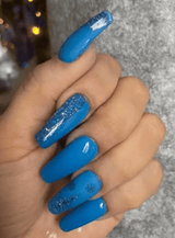 Dip Powder 2023 Advent Day 1 Blue Flake Dip Powder