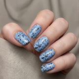 Dip Powder Black Flake Dip Powder Mix In