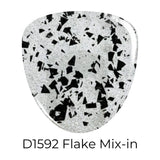 Dip Powder Black Flake Dip Powder Mix In