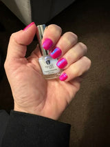 Dip Powder Blue Liquid Chrome Effect