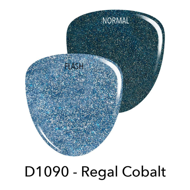 Dip Powder D1090 Regal Cobalt Blue Glitter Dip Powder