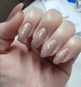 Dip Powder D1093 Sparkling Sands Pink Glitter Dip Powder