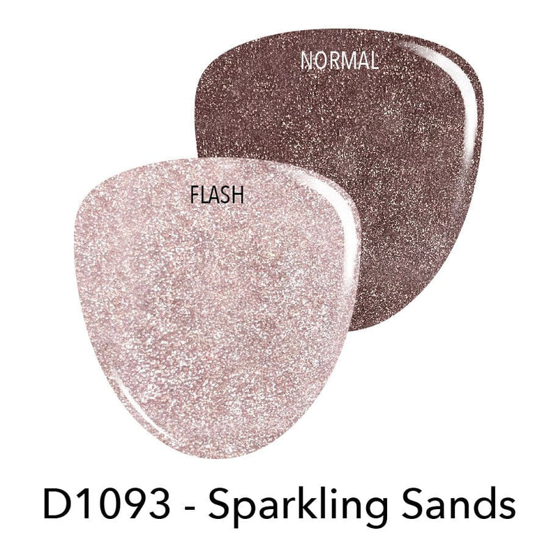 Dip Powder D1093 Sparkling Sands Taupe Glitter Dip Powder