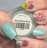 Dip Powder D1348 Something Blue Chrome Dip Powder