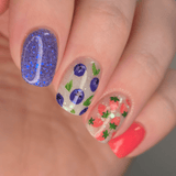 Dip Powder D1376 Blueberry Mojito Glitter Dip Powder