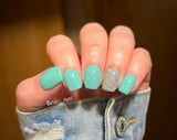 Dip Powder D1404 Turquoise Trails Shimmer Dip Powder