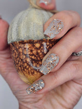 Dip Powder D1498 Magical Mist Silver Glitter Dip Powder