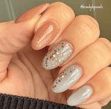 Dip Powder D1498 Magical Mist Silver Glitter Dip Powder