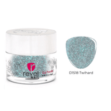 Dip Powder D1518 Twihard Gray Glitter Dip Powder