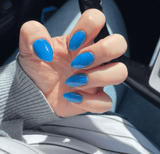 Dip Powder D157 Reed Blue Crème Dip Powder 0.5 oz jar