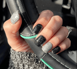 Dip Powder D167 Phoebe Silver Glitter Dip Powder 0.5 oz jar