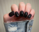 Dip Powder D251 All-Nighter Black Purple Crème Dip Powder