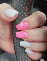 Dip Powder D36 Jessica Pink Glitter Dip Powder 0.5 oz jar