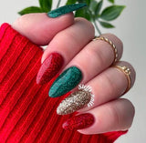 Dip Powder D378 Prosecco Gold Glitter Dip Powder 0.5 oz jar