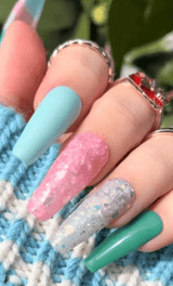 Dip Powder D442 Opal (TT1) White Glitter Dip Powder 0.5 oz jar