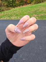 Dip Powder D483 Pillowtalk Pink Glitter Dip Powder 0.5 oz jar