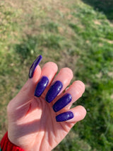 Dip Powder D540 Windchill (HH8) Blue Glitter Dip Powder 0.5 oz jar