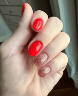 Dip Powder D544 Babe Red Crème Dip Powder 0.5 oz jar