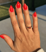 Dip Powder D544 Babe Red Crème Dip Powder 0.5 oz jar