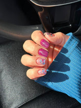 Dip Powder D547 Elderberry Purple Crème Dip Powder 0.5 oz jar