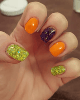 Dip Powder D569 Hallow-Queen Green Glitter Dip Powder