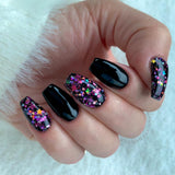 Dip Powder D7 Barbara Black Crème Dip Powder Pro Product 2 oz jar