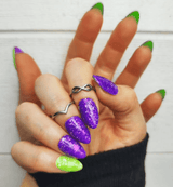 Dip Powder D810 Get Slimed Green Flake Dip Powder