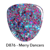 Dip Powder D876 Merry Dancers Multi Glitter Dip Powder