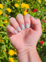 Dip Powder D881 Ethereal White Shimmer Dip Powder