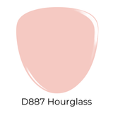 Dip Powder D887 Hourglass Coral Creme Dip Powder