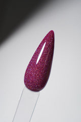 Dip Powder D898 Backtalk Pink Glitter Dip powder Pro Product 2 oz