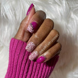 Dip Powder D902 Pizzazz Pink Glitter Dip Powder Pro Product 2 oz.