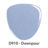 Dip Powder D910 Downpour Blue Shimmer Dip Powder Pro Product 2 oz