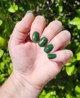 Dip Powder D924 Evergreen Green Glitter Dip powder Pro Product 2 oz