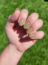 Dip Powder D926 Escapade Gold Glitter Dip Powder