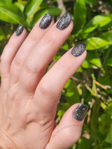 Dip Powder D957 Metropolitan Black Glitter Dip Powder