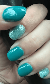 Dip Powder GC8 Electric Blue Glow Dip Powder 0.5 oz jar