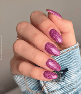 Dip Powder HC8 Raspberry Parade Pink Glitter Dip Powder 0.5 oz jar