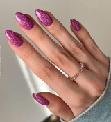 Dip Powder HC8 Raspberry Parade Pink Glitter Dip Powder 0.5 oz jar