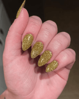 Dip Powder MR1 Trophy Gold Glitter Dip Powder 0.5 oz jar