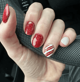 Dip Powder MR6 Supreme Red Glitter Dip Powder