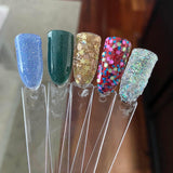 Dip Powder Silver Fir Glitter Dip Powder