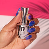 Gel Polish G1026 Party Wave Blue Flake Gel Polish