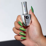 Gel Polish G1053 Yule Tree Green Shimmer Gel Polish