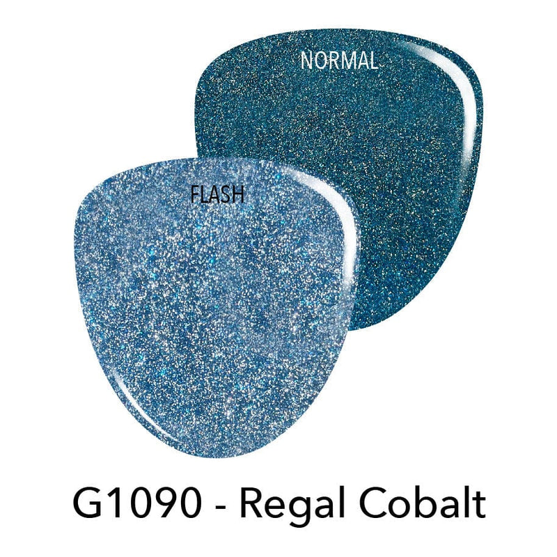 Gel Polish G1090 Regal Cobalt Blue Glitter Gel Polish