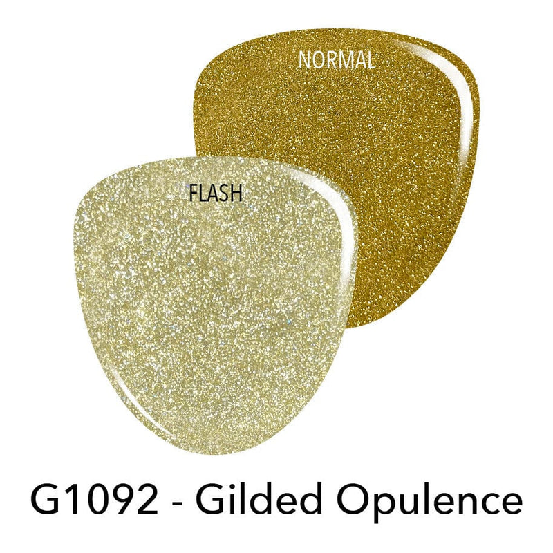 Gel Polish G1092 Gilded Opulence Gold Glitter Gel Polish