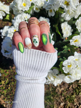 Gel Polish G1581 Mossfire Green Cat Eye Gel Polish