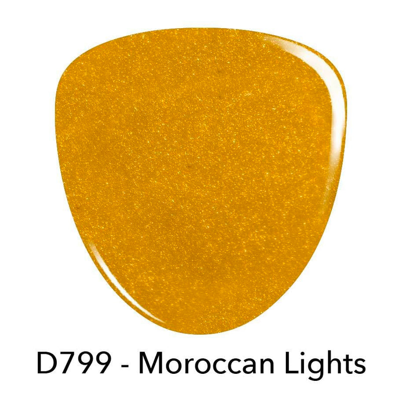 Gel Polish G799 Moroccan Lights Gold Glitter Gel Polish